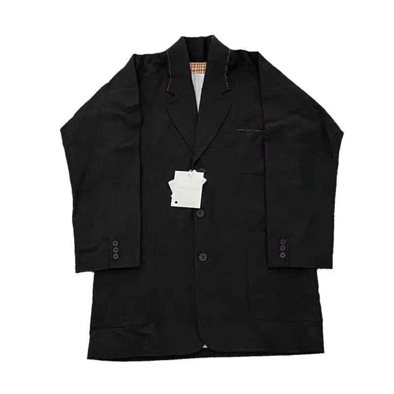 VISVIM 17AW NEW HOPE JKT Yarn-dyed wool blend dark pattern suit casual suit