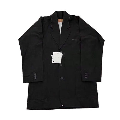 VISVIM 17AW NEW HOPE JKT Yarn-dyed wool blend dark pattern suit casual suit
