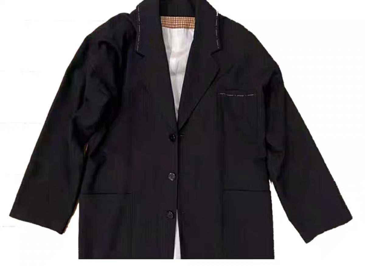 VISVIM 17AW NEW HOPE JKT Yarn-dyed wool blend dark pattern suit casual suit