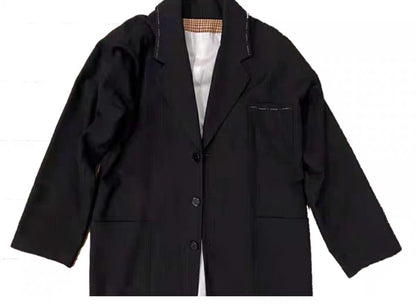 VISVIM 17AW NEW HOPE JKT Yarn-dyed wool blend dark pattern suit casual suit