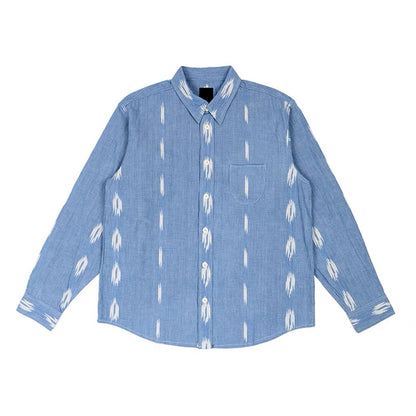 VISVIM FIL ICT HANDYMAN SHIRT Nakamura exhibition limited cotton yarn-dyed long sleeves