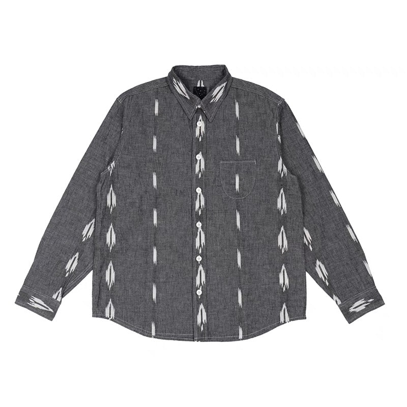 VISVIM FIL ICT HANDYMAN SHIRT Nakamura exhibition limited cotton yarn-dyed long sleeves