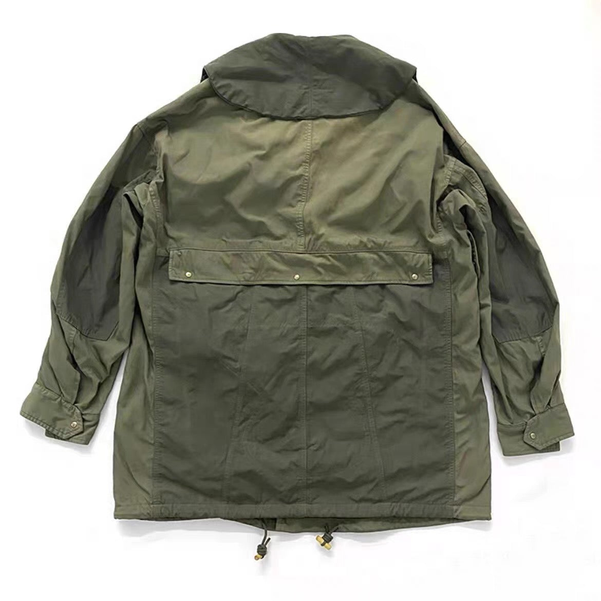 VISVIM FIL PARATROOPER COAT washed mud-dyed paratrooper coat