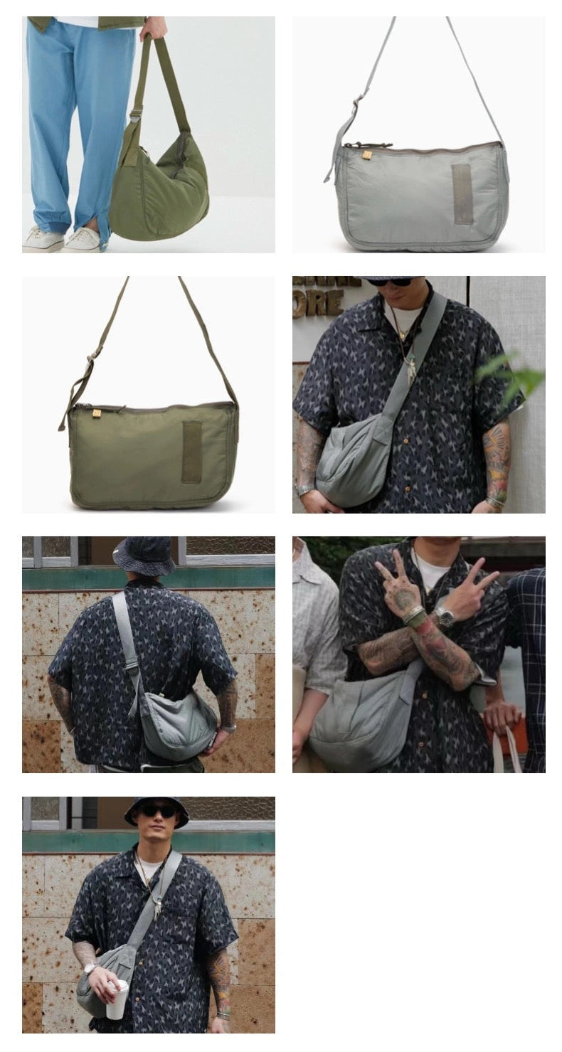 VISVIM CHARLIE IISHOULDER BAG Nylon twill shoulder bag Thor same style
