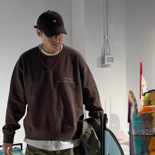 VISVIM ICT JUMBO SB SWEAT ND brushed mud-dyed sweatshirt