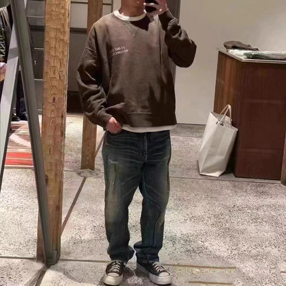 VISVIM ICT JUMBO SB SWEAT ND brushed mud-dyed sweatshirt