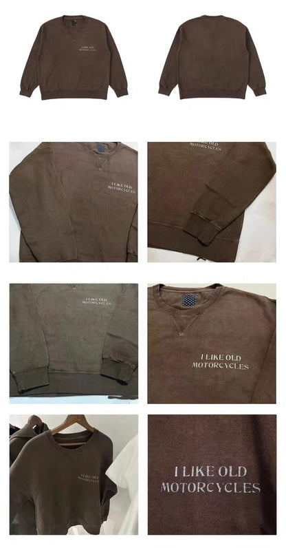 VISVIM ICT JUMBO SB SWEAT ND brushed mud-dyed sweatshirt