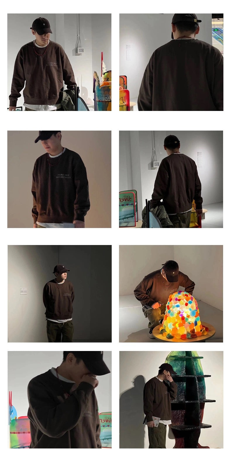 VISVIM ICT JUMBO SB SWEAT ND brushed mud-dyed sweatshirt