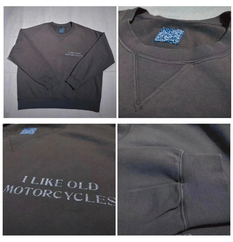 VISVIM ICT JUMBO SB SWEAT ND brushed mud-dyed sweatshirt