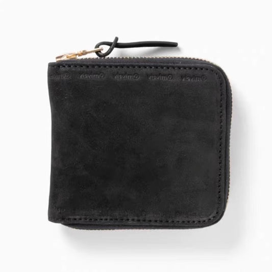 VISVIM SUEDE BI-FOLD Japanese retro sheepskin coin purse card holder