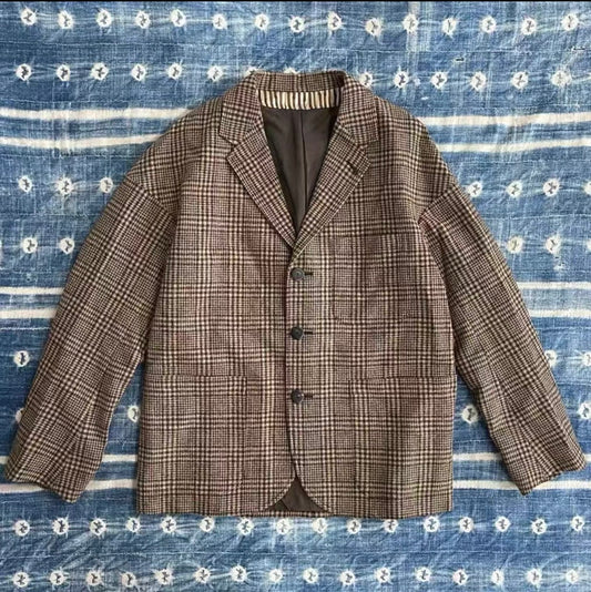 VISVIM FALKLAND BLAZER (TWEED) Tweed suit Tadpole style