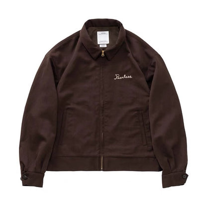 VISVIM 24AW ALCAN JKT WOOL BLEND EMBROIDERED ZIPPER JACKET