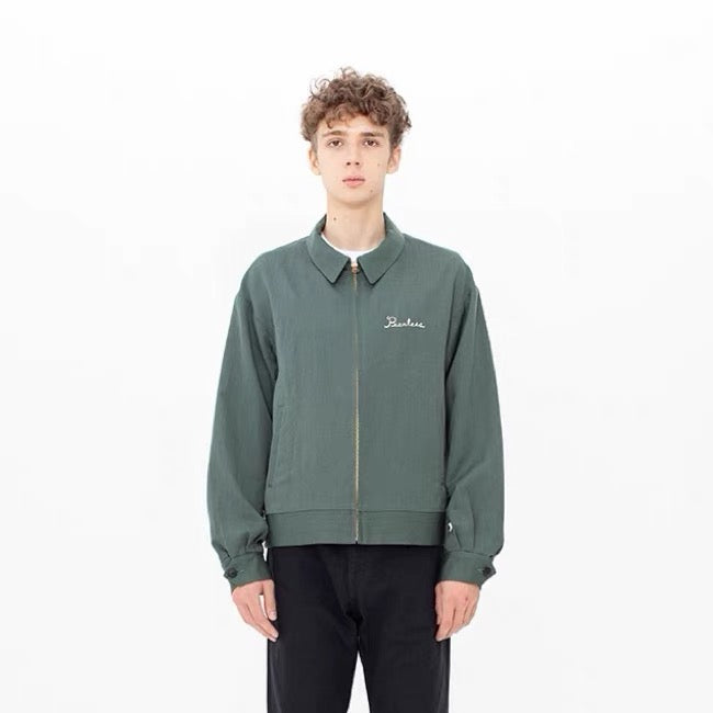 VISVIM 24AW ALCAN JKT WOOL BLEND EMBROIDERED ZIPPER JACKET