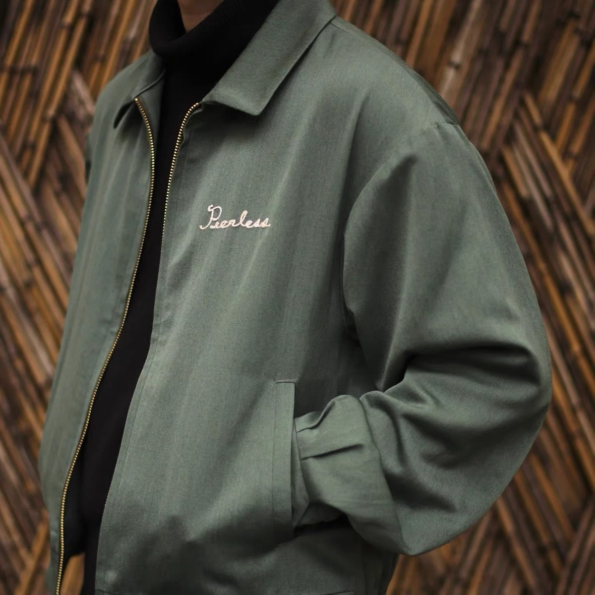 VISVIM 24AW ALCAN JKT WOOL BLEND EMBROIDERED ZIPPER JACKET