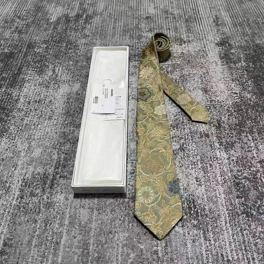 VISVIM SILK TIE JACQUARD 23AW Japanese retro floral tie
