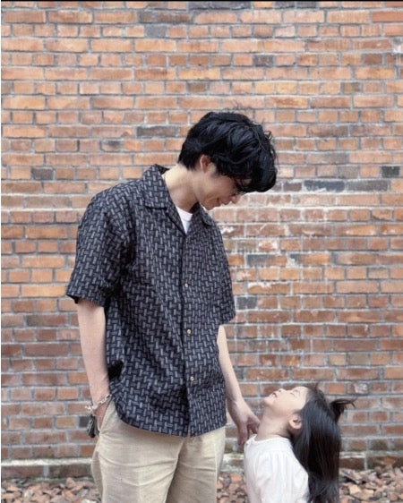 VISVIM 23SS WALLIS SHIRT KASURI cotton and linen blend shirt