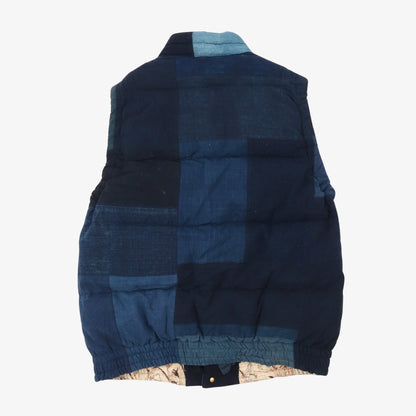 VISVIM ICT INSULATOR DOWN VEST KOFU 無地 古布 ベスト